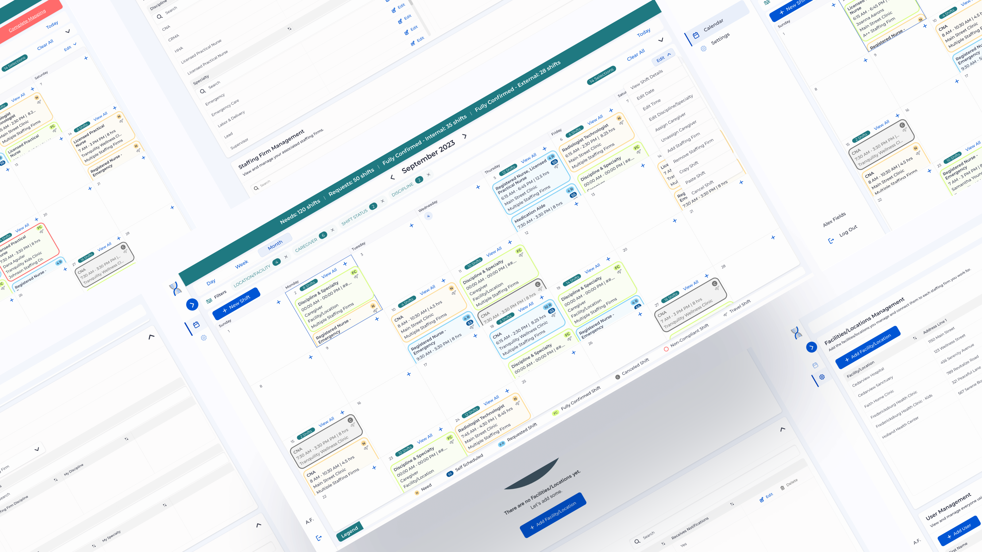 Client portal perspective mockup