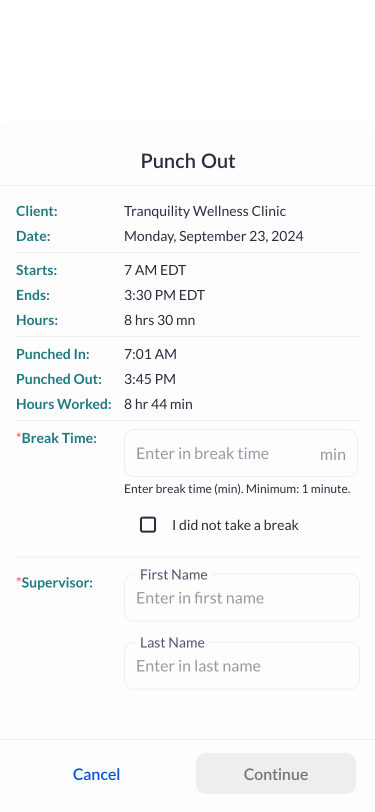 The original caregiver app scope
